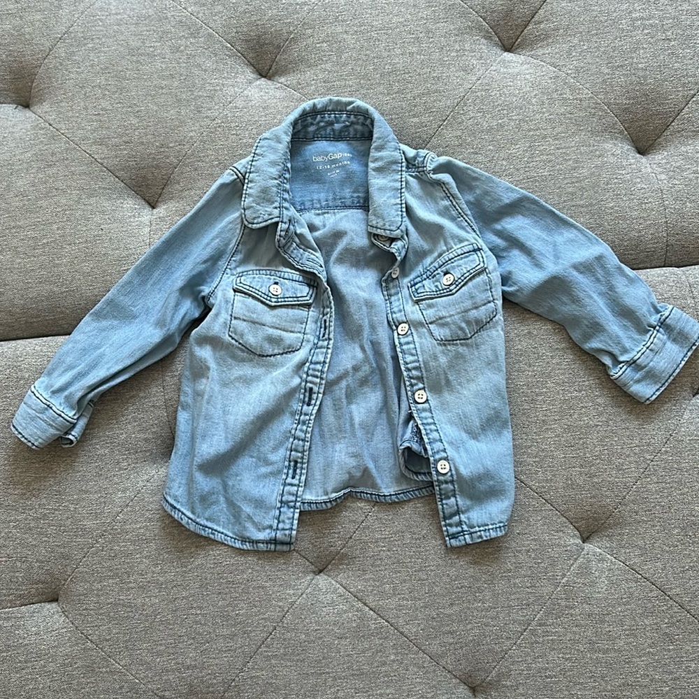 Baby Gap Jean Button Up